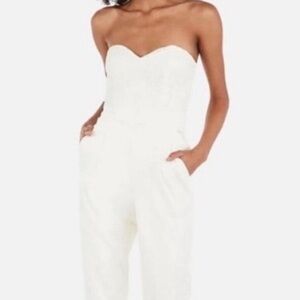 EXPRESS SWEETHEART STRAPLESS JUMPSUIT- size 2